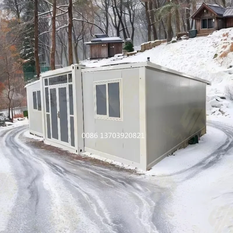 Luxury Shipping Tiny Homes Prefabricated 20ft Modular Houses Container Beach House Prefab Home Warehouse