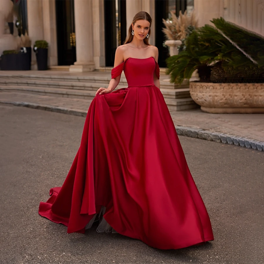 

Customized Strapless A-Line Wedding Dresses Backless Zipper With Buttons Evening Gown vestidos de novia