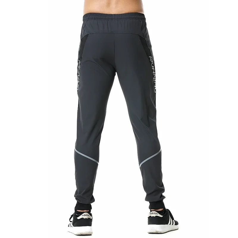 Open Achterkant Broek Nieuwe Sport Speed Mannen Lente/Zomer Ijs Zijde Sneldrogende Casual Broek Met elastische Voeten Atletiek