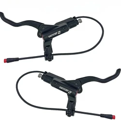 4-piston Hydraulic Disc Brake Electric Scooter Folding 203 Mountain Bike Power Off Black Red 160 Mtb Bike Riding Accessories