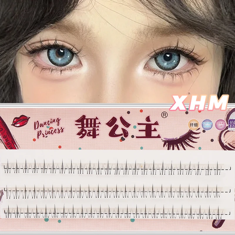 DINGSE 3 Reihen unter Wimpern, 5/6/7 mm, untere Wimpern, natürliche untere Wimpern, individuelles professionelles Make-up, falsche Wimpernverlängerung – Detail 11
