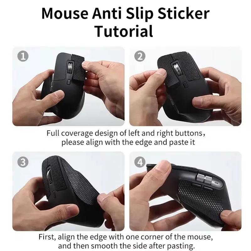 Ergonomic Suede Anti-Slip Sticker For Logitech MX Master 3 – Full-Cover Sweat-Absorbent, Anti-Scratch For Work & Play