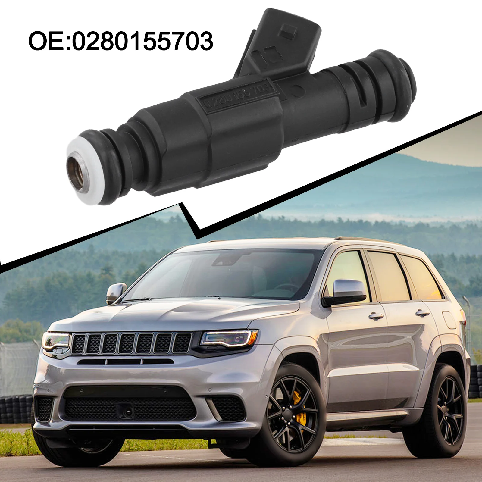 Vehicle Upgrades Fuel Injector Nozzle 8*5*3 Accurate Fuel Spray Pattern Enhanced Fuel Efficiency Improved Engine Performance