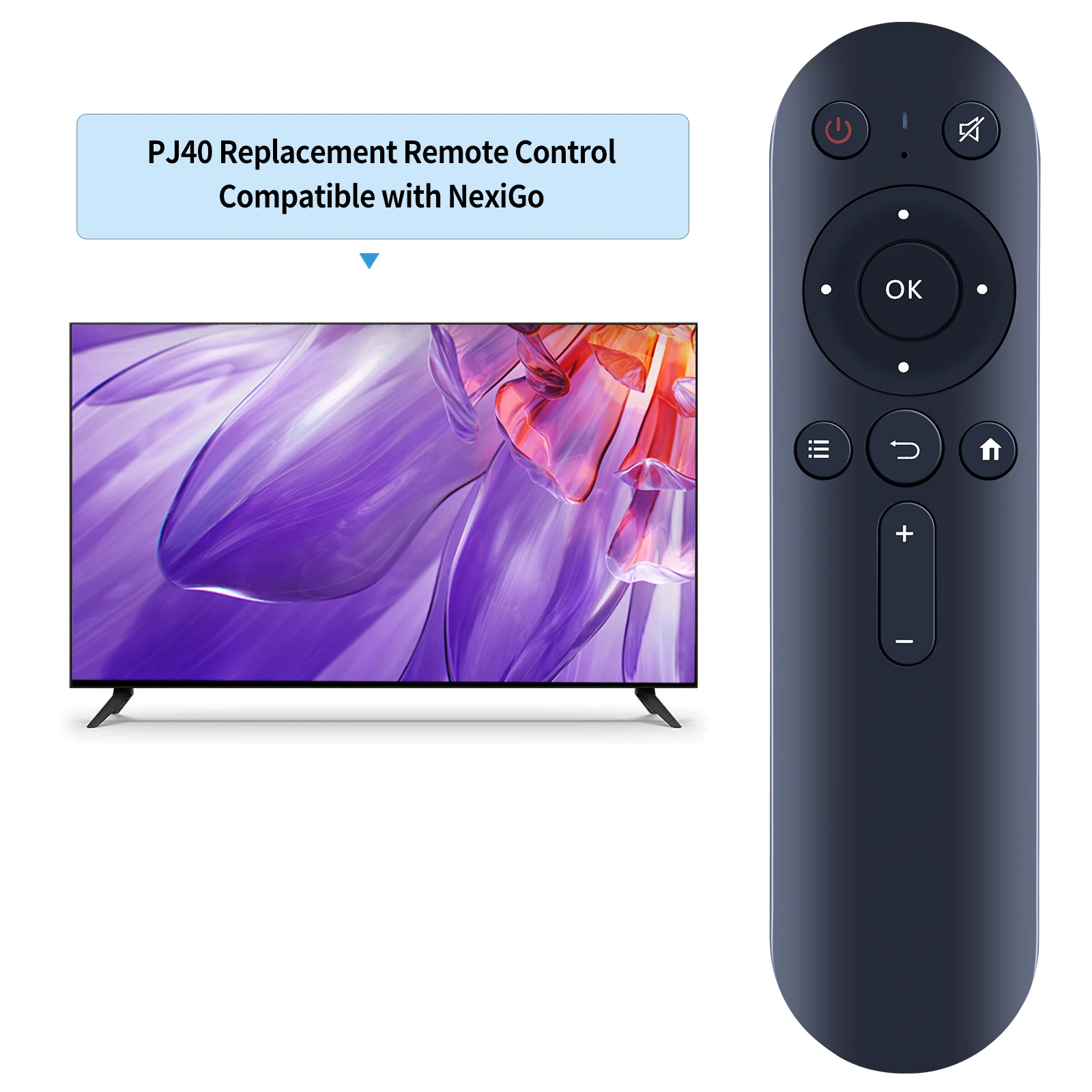 NexiGo PJ40 Gen 3 LCD 프로젝터와 호환 가능한 새로운 리모컨