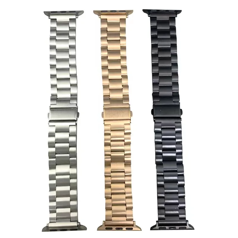 

For Apple Watch band strap Series 49MM 40/44MM 41/45MM 38/42MM 9/8/7654321 Stainless Steel Band Iwatch metal Replacement Strap