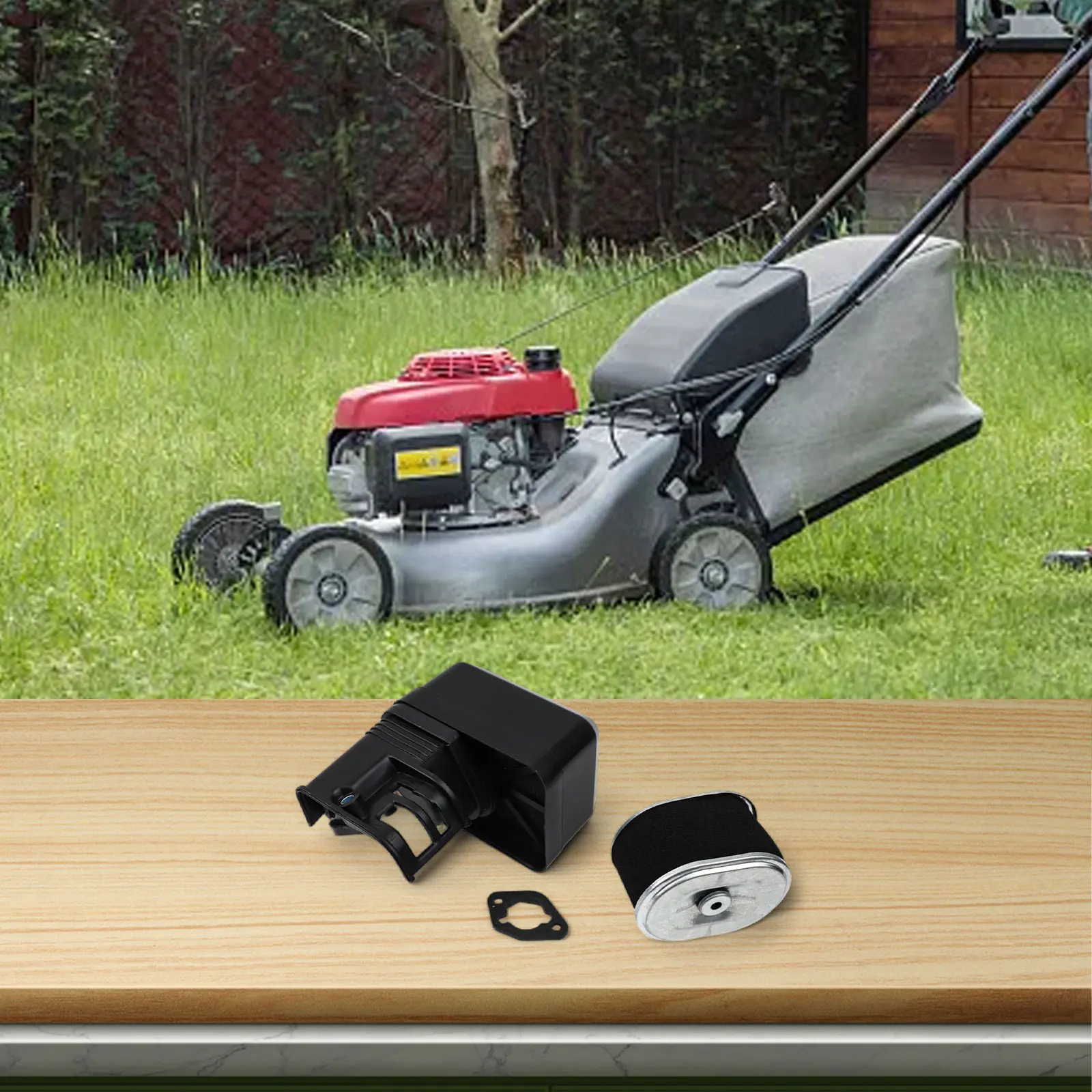 Engine Air for Lawn Mower Filter For Outdoor Equipment Easy Installation Filter Part Protects Engine From Damage