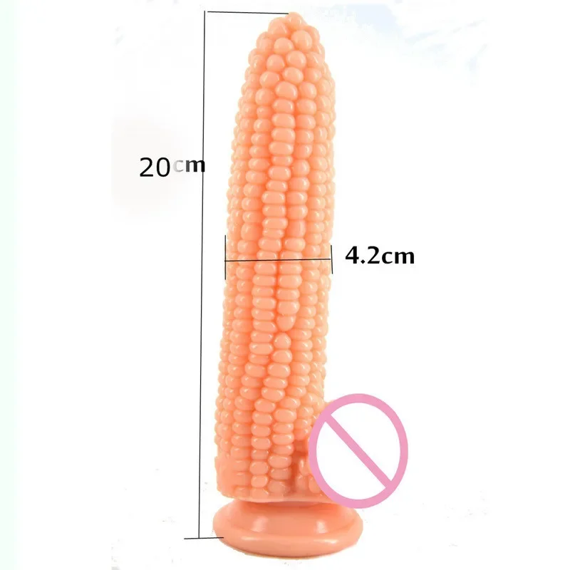 Corn Imitation Dildo Anal Plug Adult Products Vegetables Dildo with Suction Cup Vagina Massage Masturbation Goods Ass Sex Toys