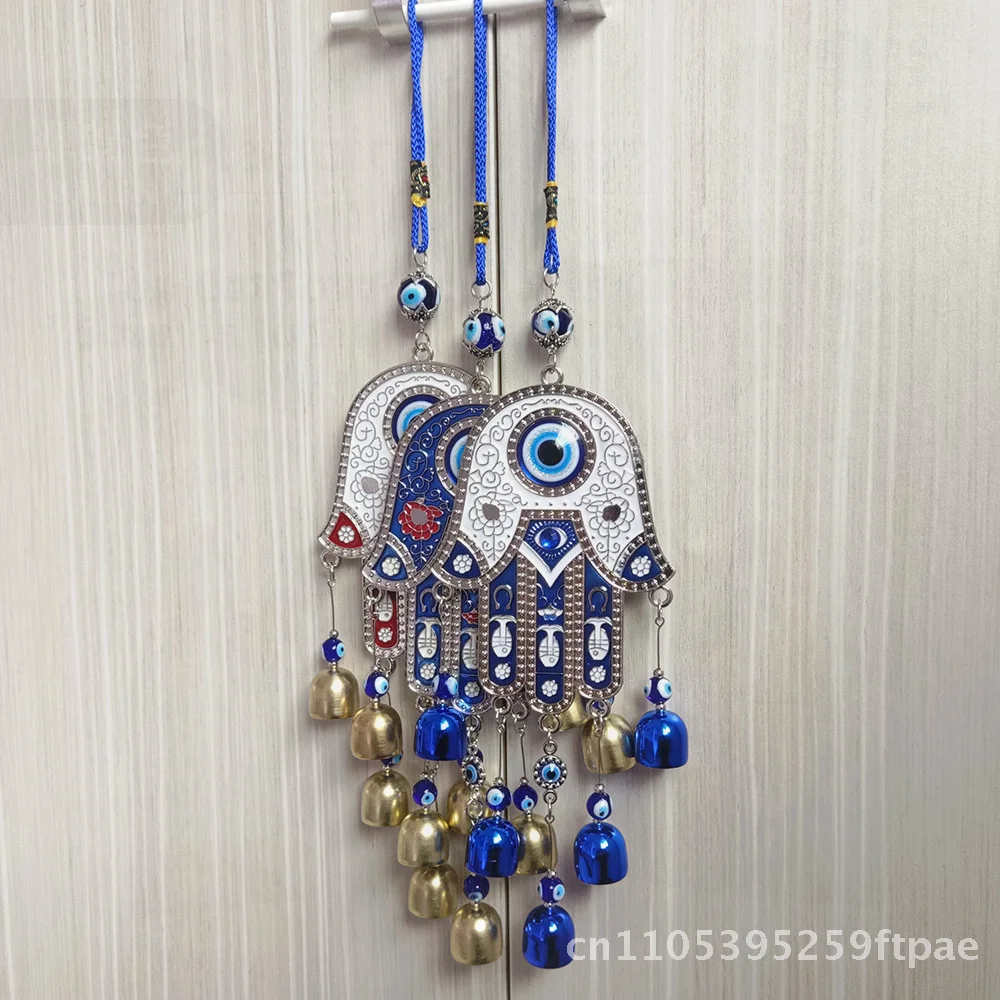 Wind Bell Hanging Ornaments Retro European-style Blue Eye Ornaments Pendant Devil's Eye Wall Decoration Wind Bell