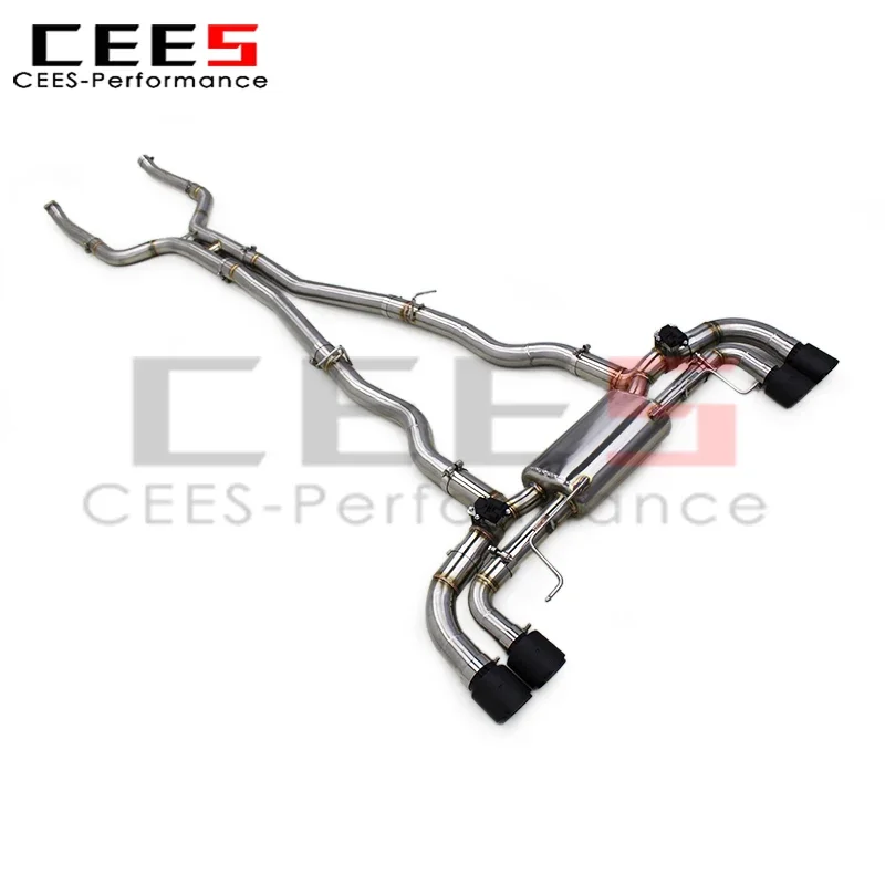 cees Valvetronic Exhaust Mufflers for BMW M550 M550i G30 N63 4.4TT 2017-2022 Stainless Steel Tuning Exhaust Pipe Escape System