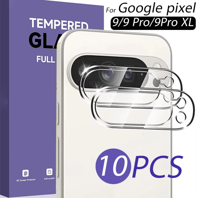 1-10pcs Tempered Glass For Google Pixel 9 Pro XL Cellphone Camera Back Lens Anti-scratch Protective Films For Google Pixel 9 Pro