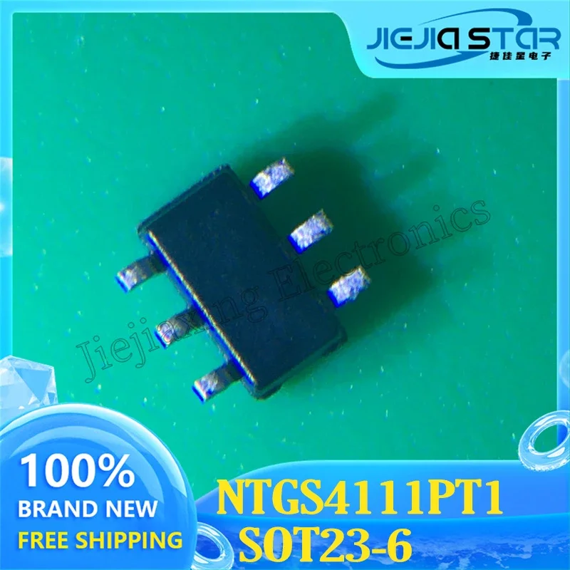 NTGS4111PT1G NTGS4111 Part Mark TG* SOT23-6 P-Channel 30V 2.6A MOS Field Effect Tube Brand New Original IC In Stock Electronics