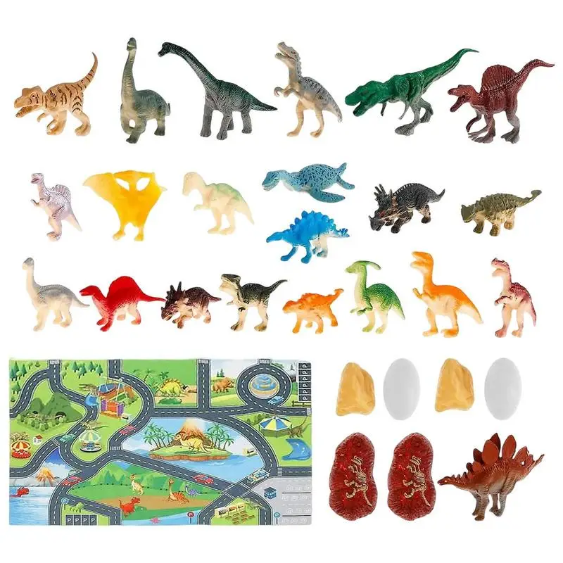 Christmas Advent Calendar Dinosaur Toys Educational Dinosaur Toy Advent Calendar Christmas 24 Days Countdown Gift Box For Kids