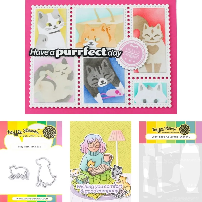 Happy Leaves Stamps…