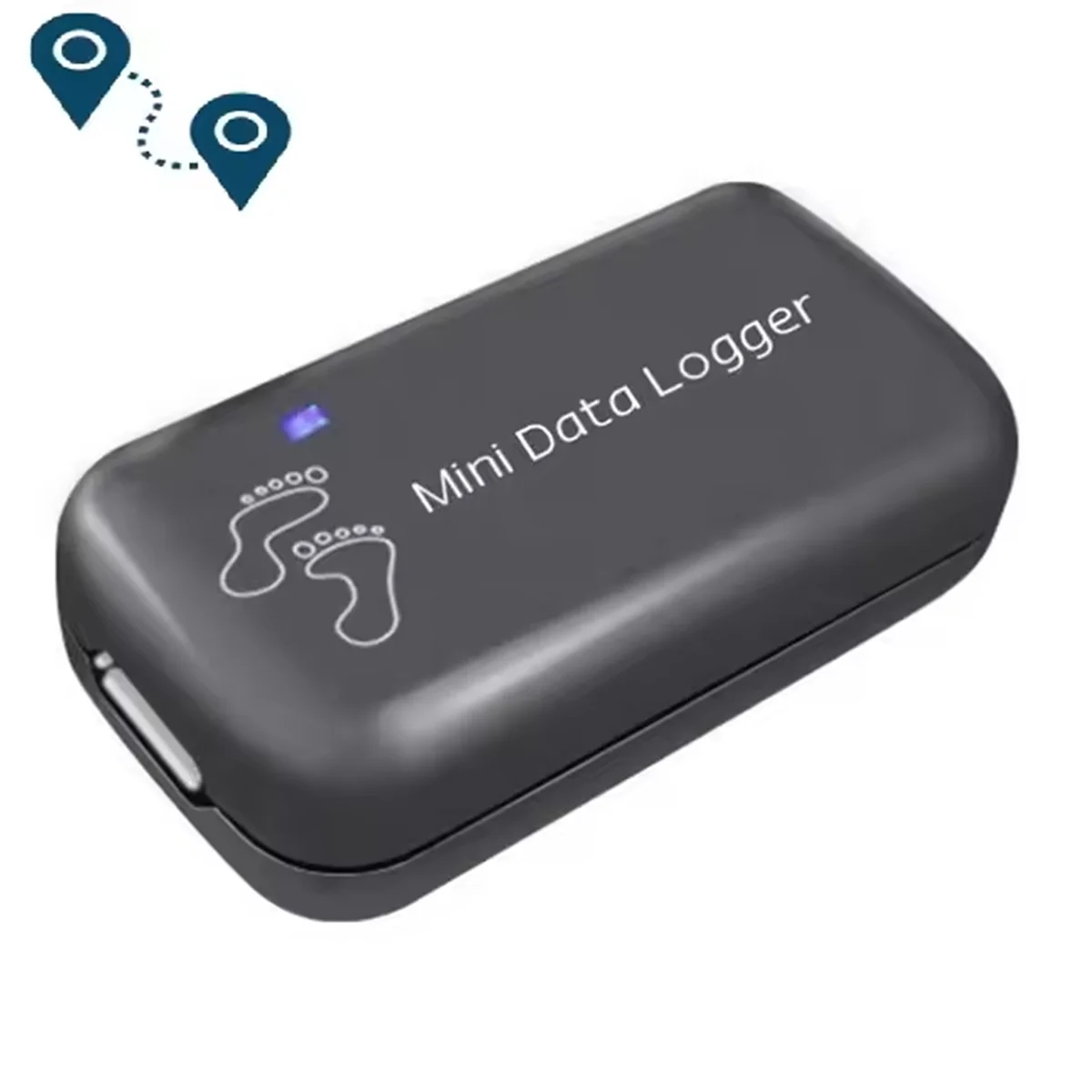 Mini GPS Data Logger กันน้ํา GPS Tracker Logger สําหรับแมวสุนัขสัตว์เลี้ยงกีฬาเดินป่า Traveler Mapping Survey Navigation