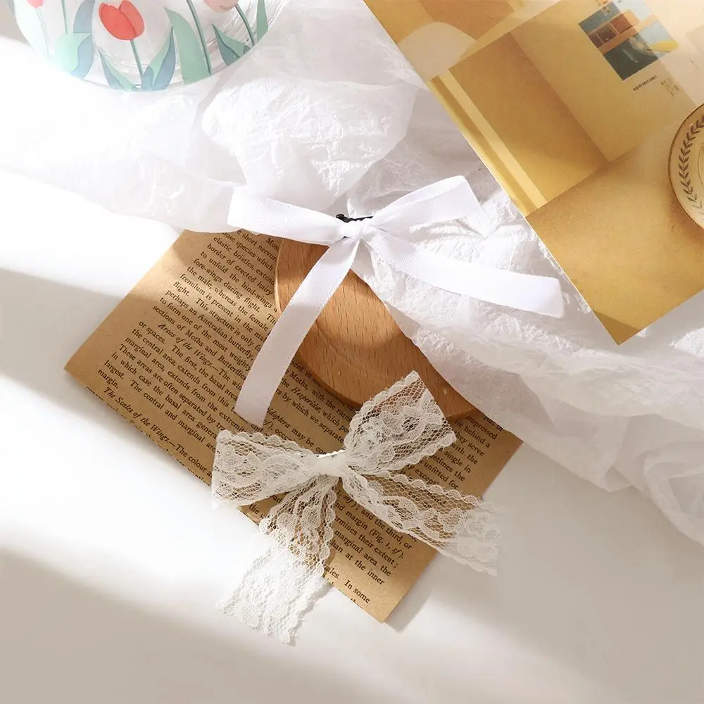 

Lovely Headwear Lolita Lace Cloth Korean Hair Accessories Balletcore Barrettes Bow Hairpin Female Hair Clips