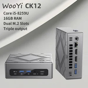 CK12 انتل للألعاب ميني PC 8 نواة i5-8259U 16 جيجابايت رام 256 جيجابايت 512 جيجابايت اس اس دي ويندوز 11 كمبيوتر مكتبي 4K مزدوج HD VGA HTPC أعلى 12 مبيعات للكمبيوتر المستعمل - رقم 11