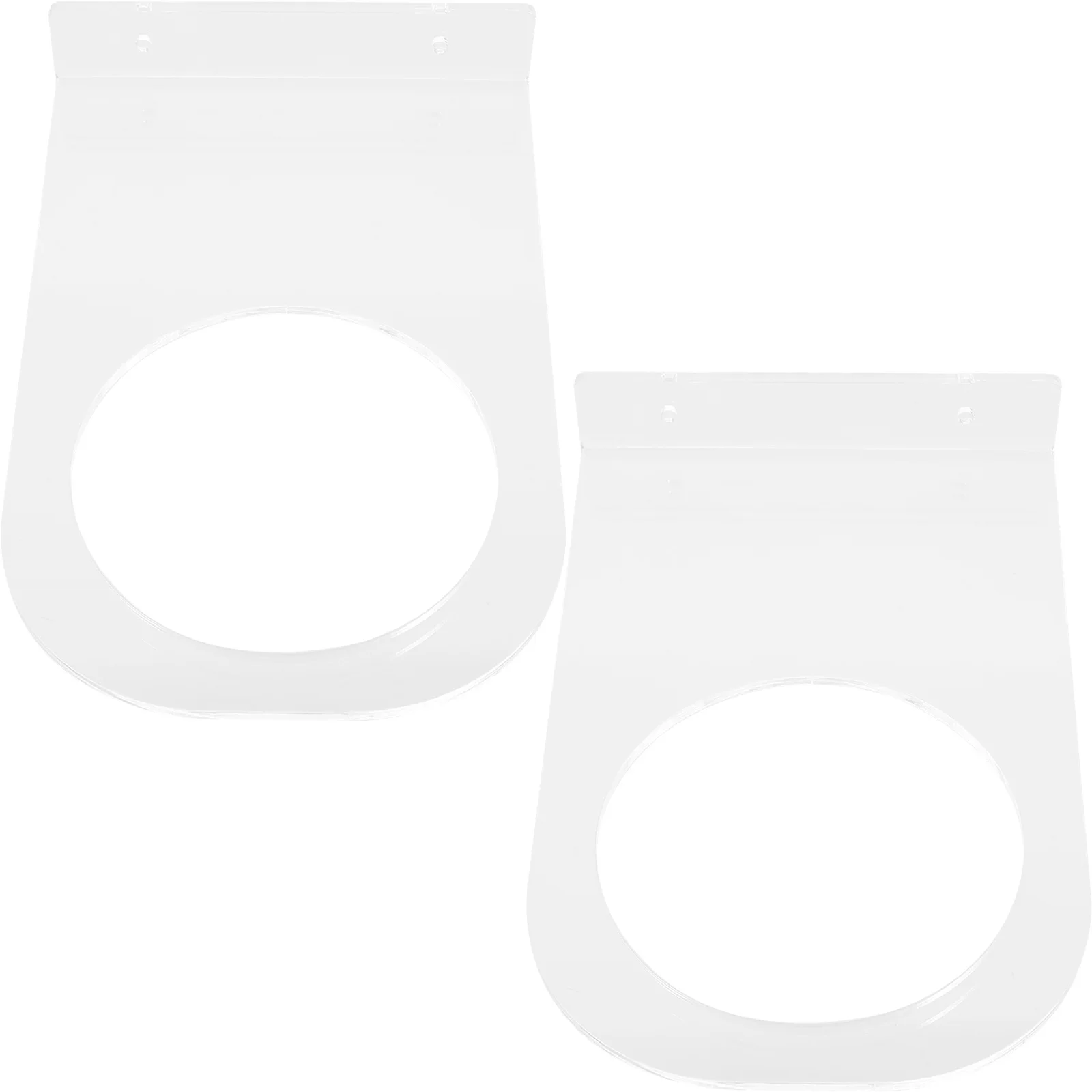 

2Sets Basketball Display Rack Wall-Mounted Acrylic Multi-Purpose Balls Holder Sports Ball Storage Stand Shelf Basketball Holder