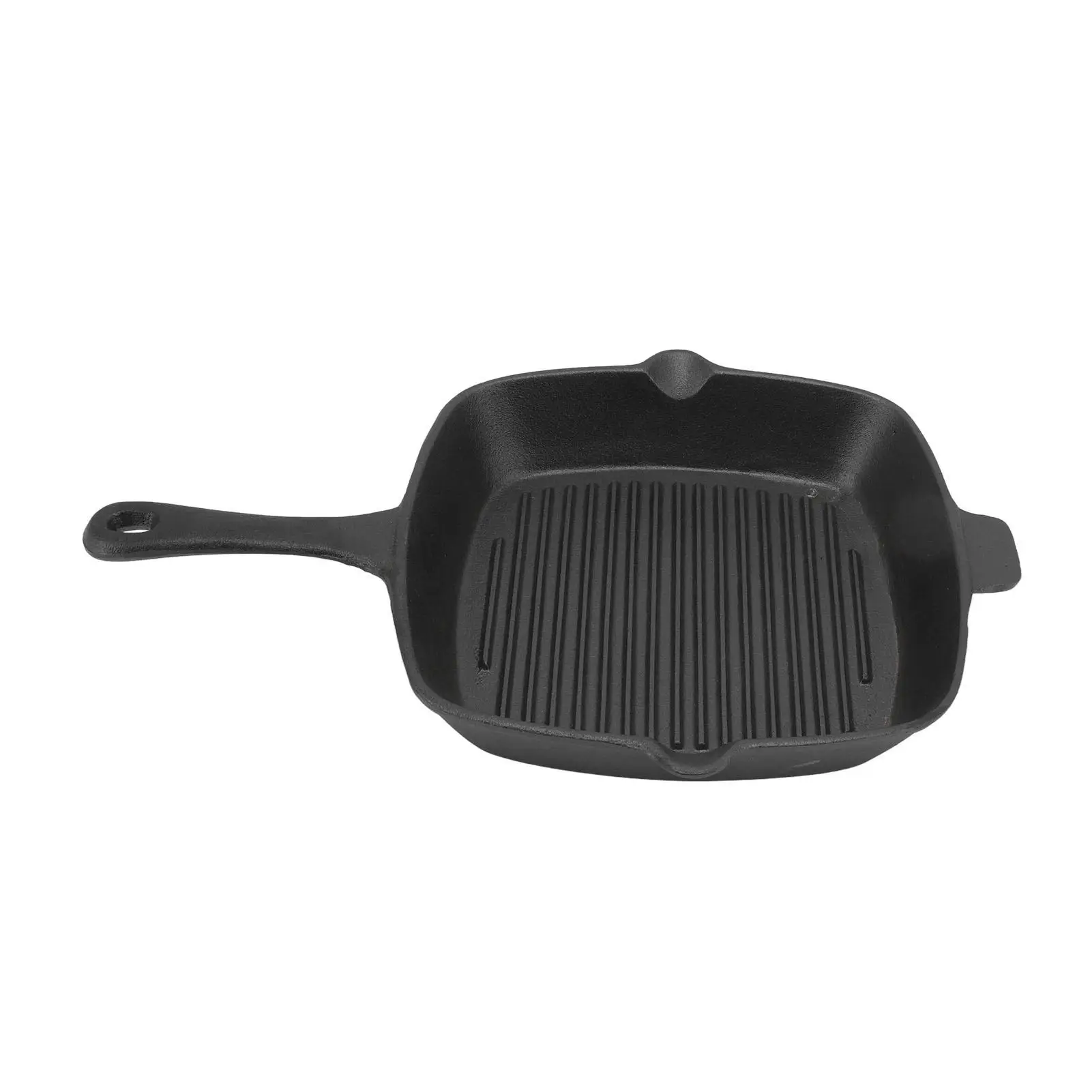 

Large Capacity Cast Iron Grill Frying Pan - 10.2in Griddle for sauteing , for grilling for meat