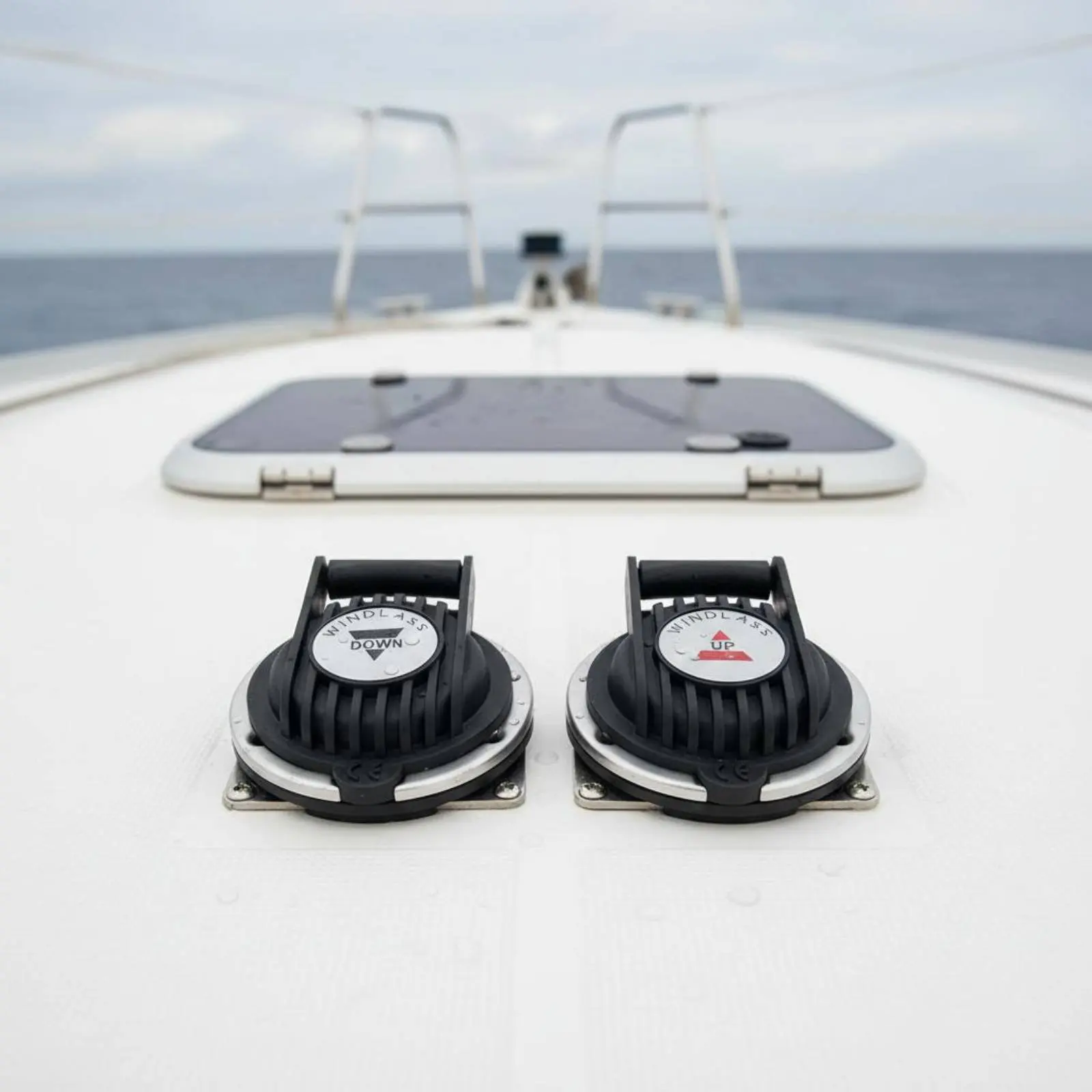 

2 Pieces Windlass Foot Switch up and down Control Anchor Winch Pedal