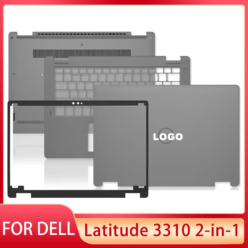 

New For Dell Latitude 3310 2-in-1 Laptop LCD Back Cover Front Bezel With Palmrest Upper Top lower Bottom Case