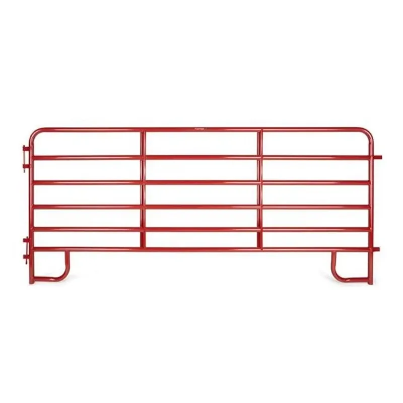 

Customized1.8m Rural Gate Cattle Yard Panel Easy-to-Assemble Steel Wire Fence Corrosion-Resistant Iron Frame Low Maintenance