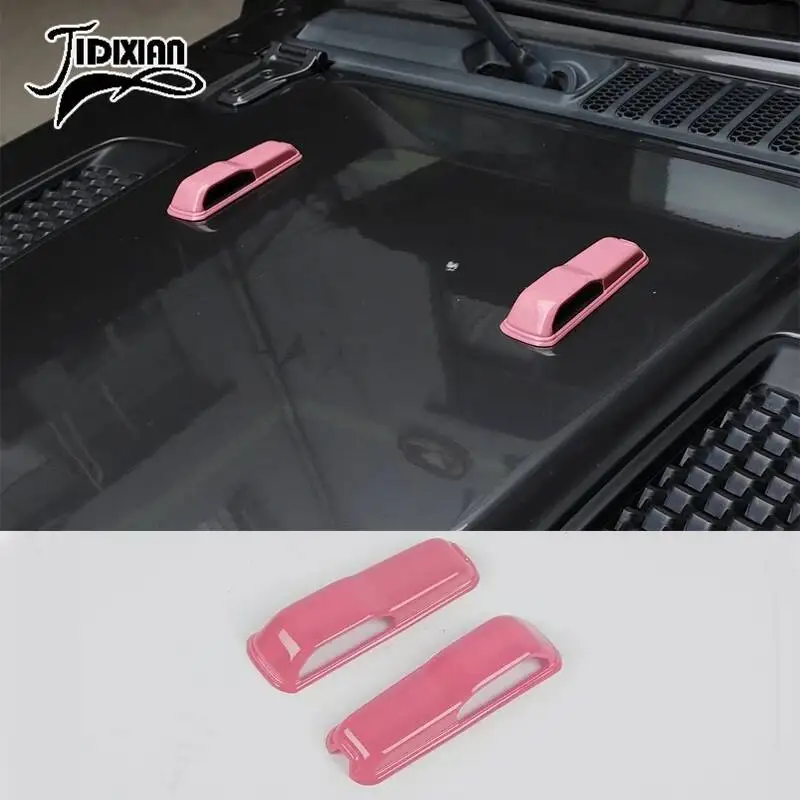 Cubiertas De Bisagra Del Capó Para Jeep Wrangler JL JT 2018+ | ABS Brillante, Adhesivo, Fácil Instalación