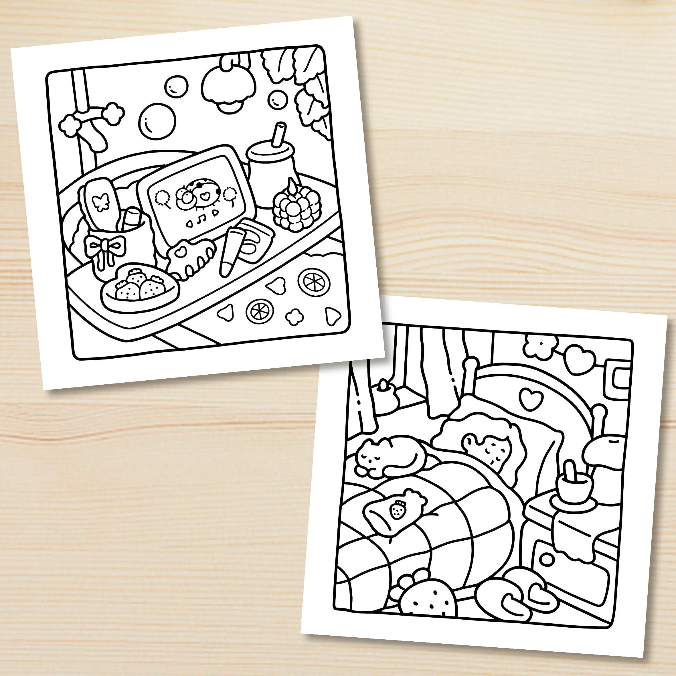 SELF-CARE Bold-easy Patterns Coloring Book for Adults Cute Drawing Book Perfect Gift for Party and Birthday