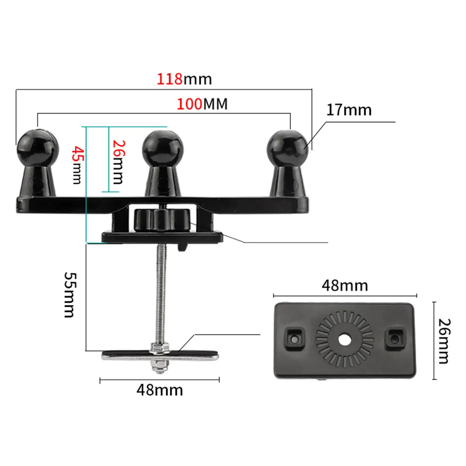 

Air Outlet Mounts Stand Adjustable Magnetic Portable Two Cellphone Mount Stable Car Phone Holder for Byd Yuan Plus Atto 3