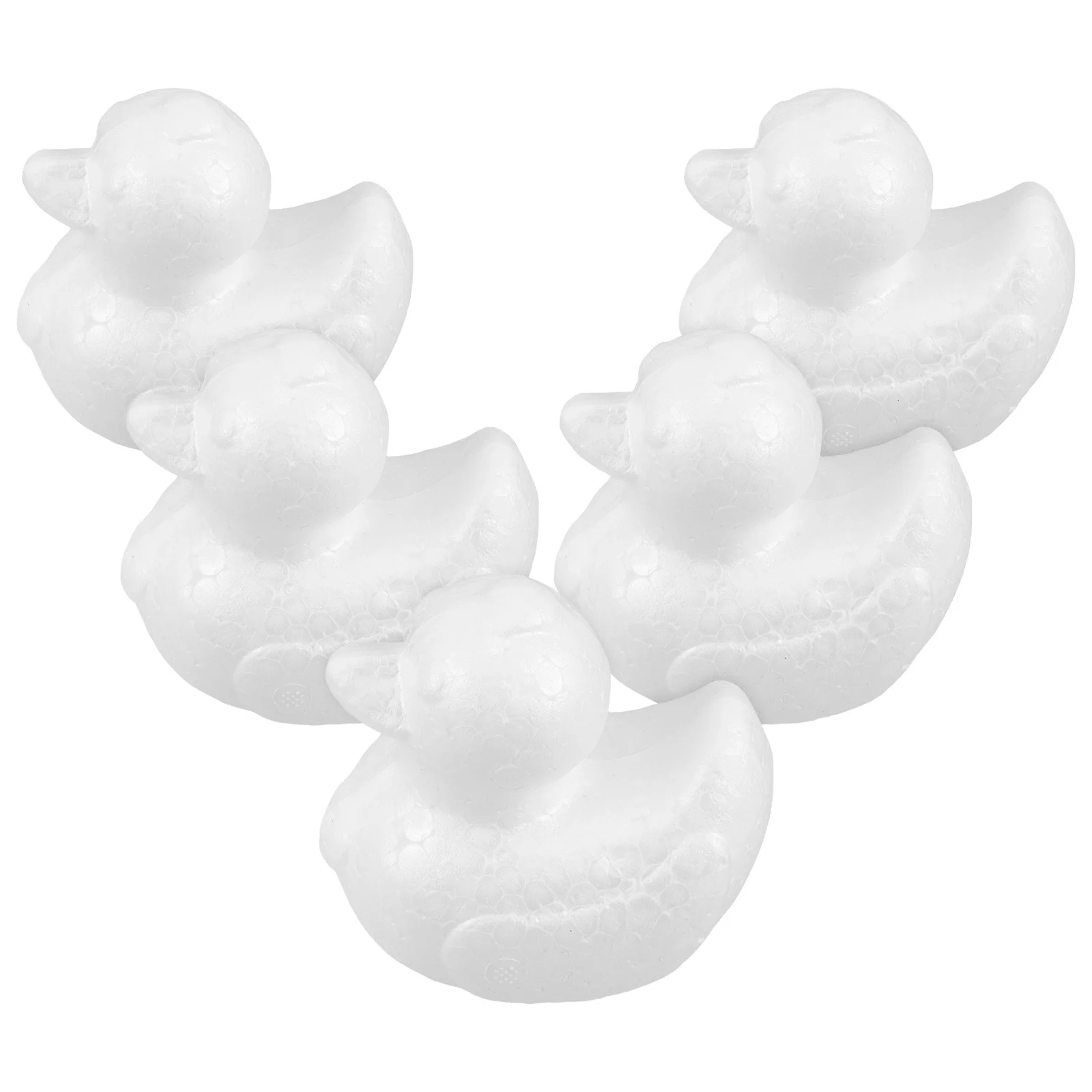 5 قطعة مجموعة بطة رغوة 9.5 سنتيمتر البوليسترين واقعية العائمة حمام الشاطئ حفلة الحرف استحمام الطفل اللعب تعويم حمام اللعب