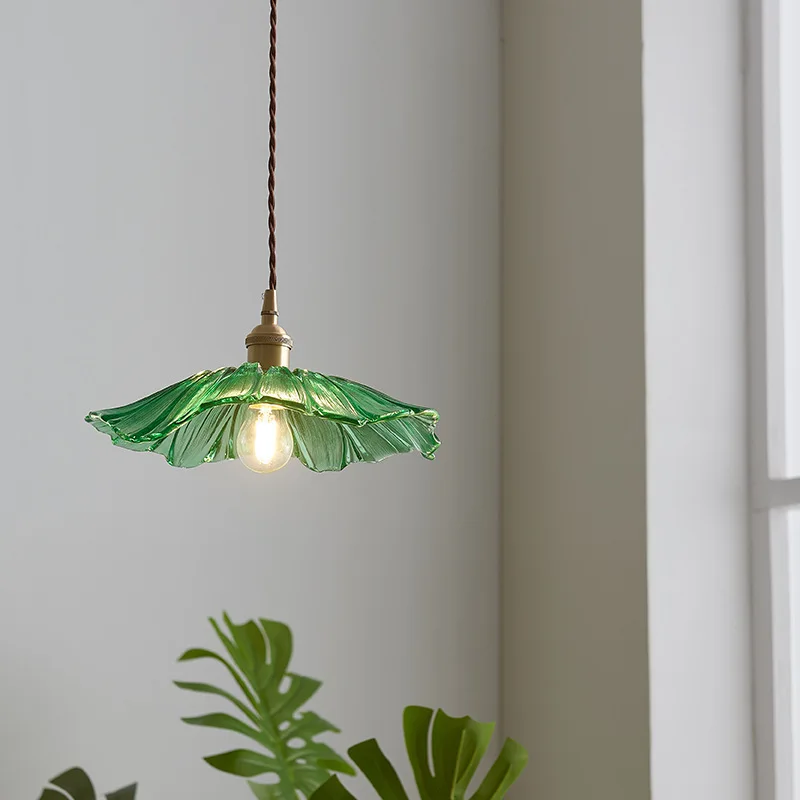 

Nordic Glass Chandelier Originality Pendant Vintage Pendant Lights Bedroom Kitchen Restaurant Cafe Bar Modern Simplicity
