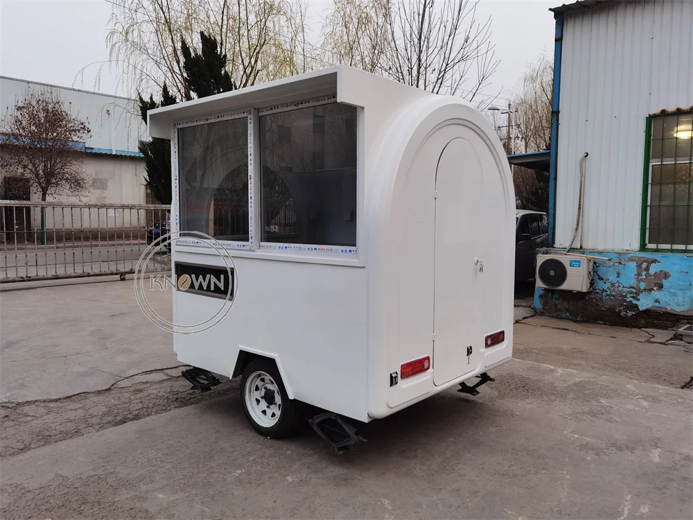 Food Truck Van Mobile Restaurant Concession Food Trailer Street Snack Pizza Kiosk Coffee Ice Cream Cart Fully Kitchen Equipments image 6