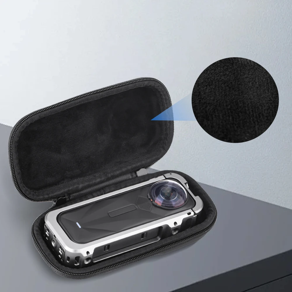 For Insta360 X5 Storage Bag Panoramic Camera Clutch Handbag Handy Carrying Case Luggage Accessories