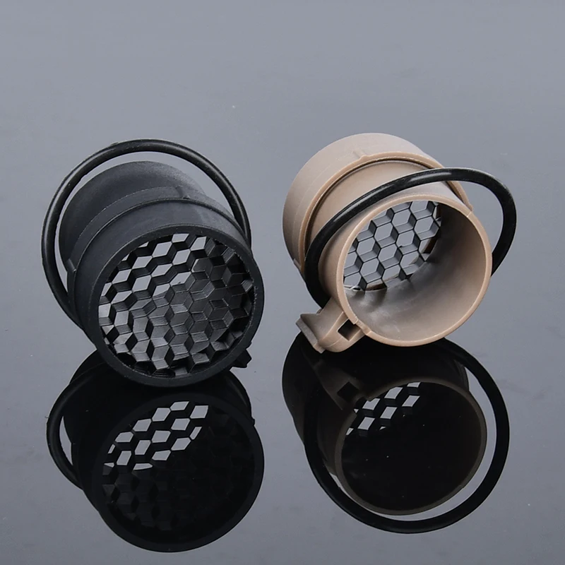 Tactical ACOG Net Honeycomb Mesh Cover Cap Front Lens Protector Anti-Reflection Hunting Weapon airsoft Accessories