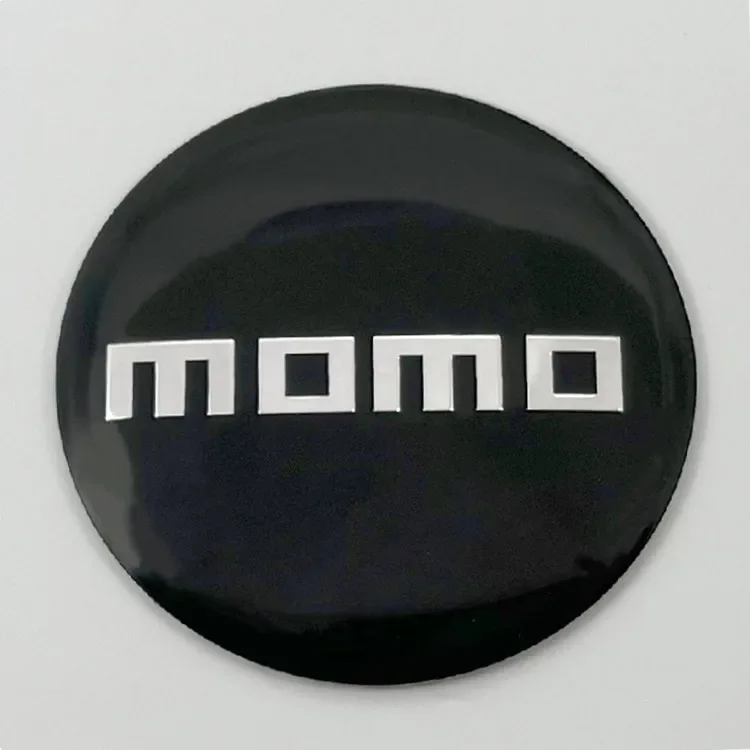 4pcs 56mm 60mm New MOMO logo car emblem Wheel Center Hub Cap auto Rim refit dust-proof badge covers sticker styling Accessories