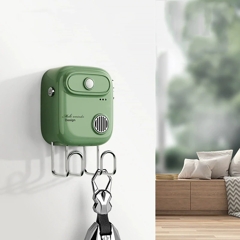 New Creative Multi-Function Reminder Voice-Recording White/Green Smart Voice Home Reminder For Seniors To Prevent Forgetting Key