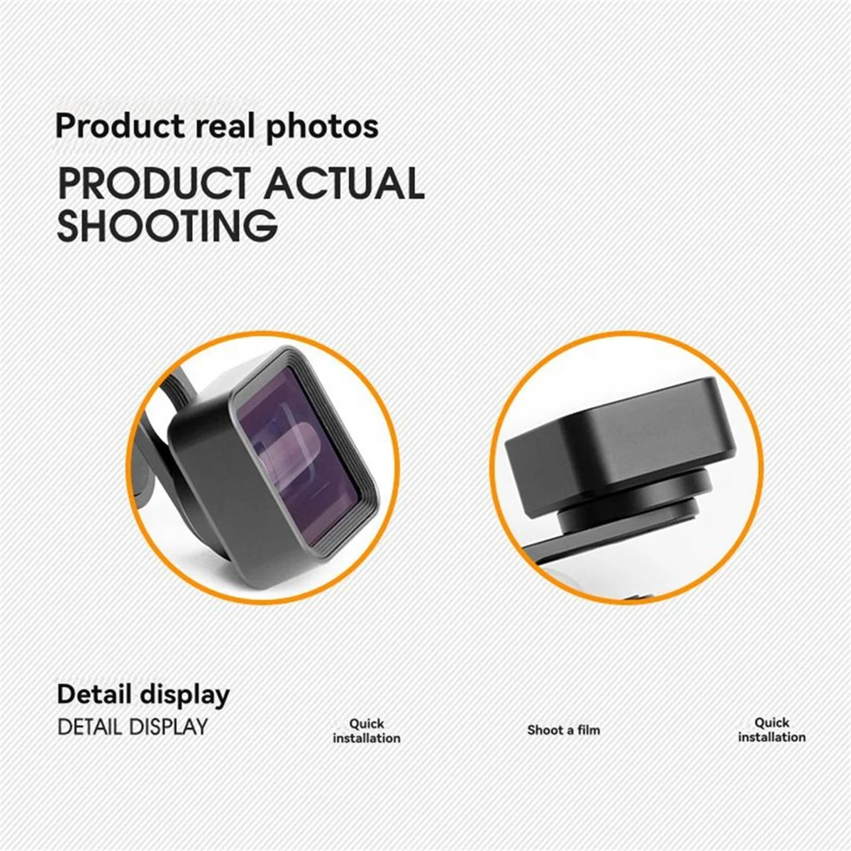 

New 3C-Phone Anamorphic Lens 1.33X Wide-Angle Smart Phone Lens for Smartphone Video Widescreen Movie Videomaker Filmmaker