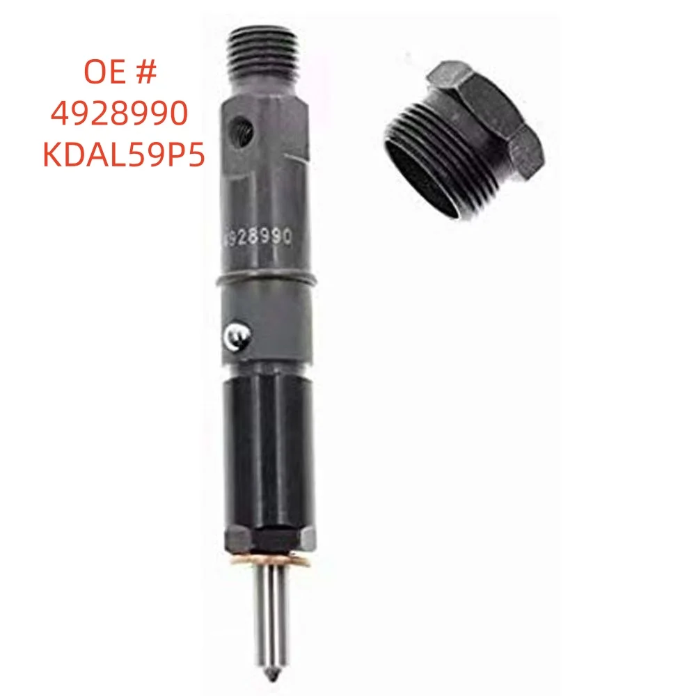 High quality 4PCS 4928990 KDAL59P5 Fuel Injector For Cummins Engine 4BT 6B 6BT 6BTA