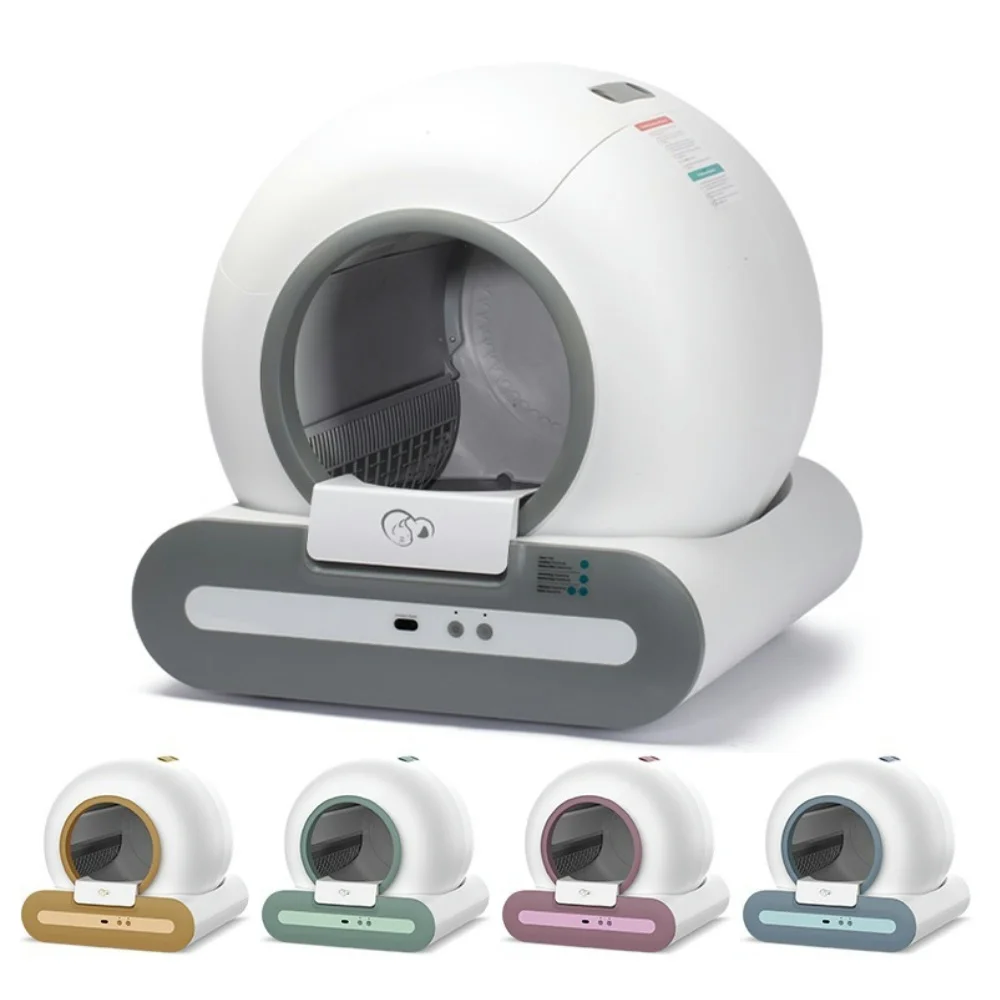 Magazzino UE 2024 Nuovo Ti + Intelligente Automatico Smart Cat Box Areneros Para Gatos Scatola Autopulente per Gatti