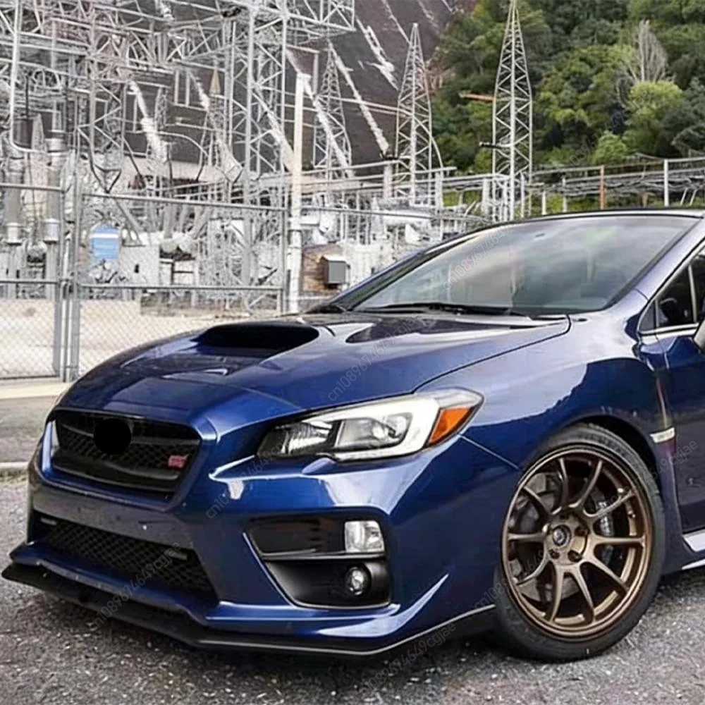 

For Subaru Impreza WRX STI VA 2015-2021 Car Front Bumper Spoiler Lip Lower Diffuser Splitter ABS Gloss Black Canards Kits Tuning