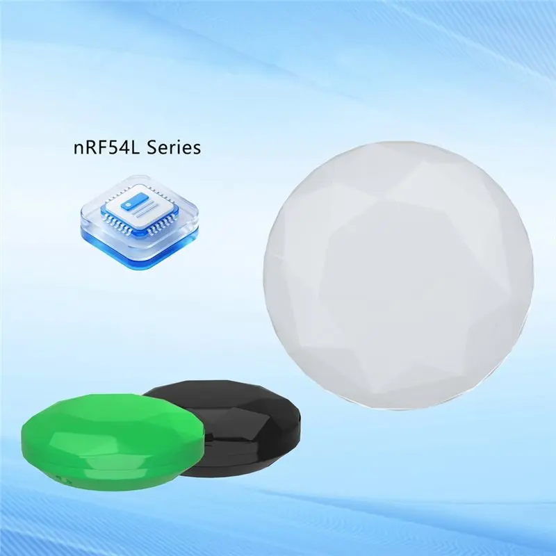 B27B NRF54L Series Proximity Beacon Tag Eddystone Ibeacon BLE 6.2 Bluetooth For Indoor Navigation IOT Location Black