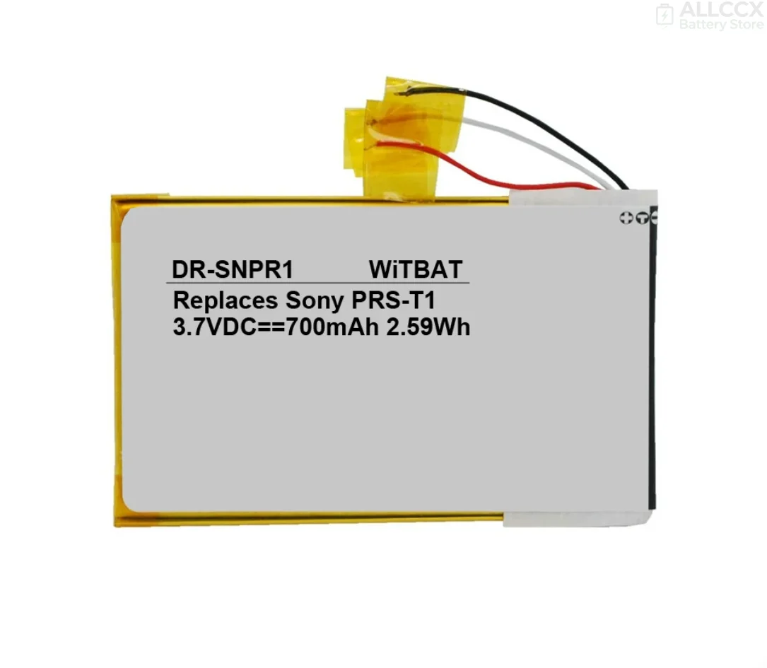 ALLCCX 3.7V 700mAh E-book Replacement Battery LIS1476 LIS1476MHPPC(SY6) for Sony PRS-T1 PRS-T2 PRS-T3 PRS-T3E PRS-T3S