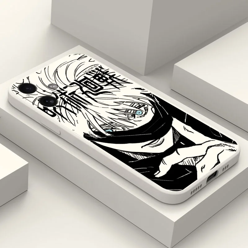 Anime Jujutsu Kaisen Phone Case For Xiaomi Redmi 14C K60 13C 12 10 A1 A2 10C 12C K40 9 9T 9A 8 K30 4G 5G Back Cover