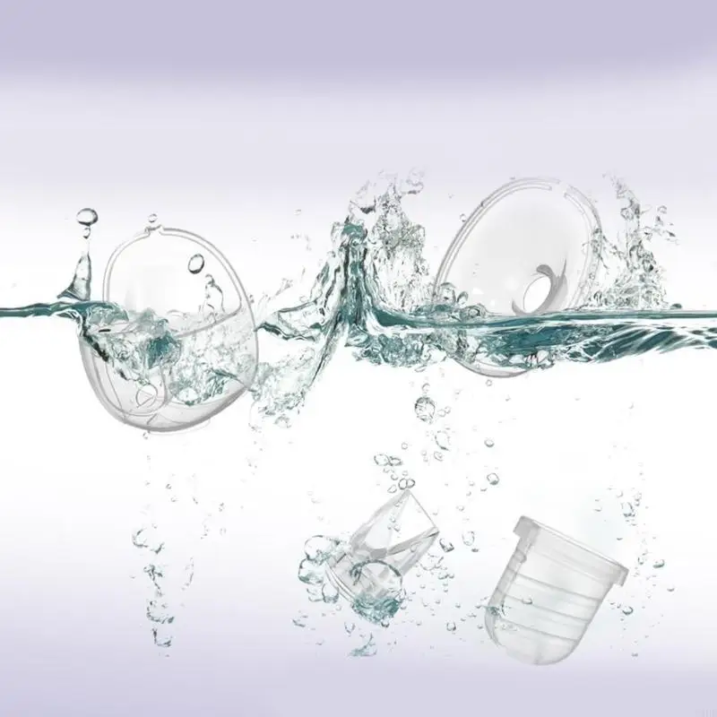 N1HB Full Set Breast Pump Accessories 24/27mm Flange and Membrane for S32/S39 Pumps Ensuring High Efficiency Easy Cleaning