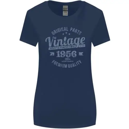 Vintage Year 68th Birthday 1956 Womens Wider Cut T-Shirt