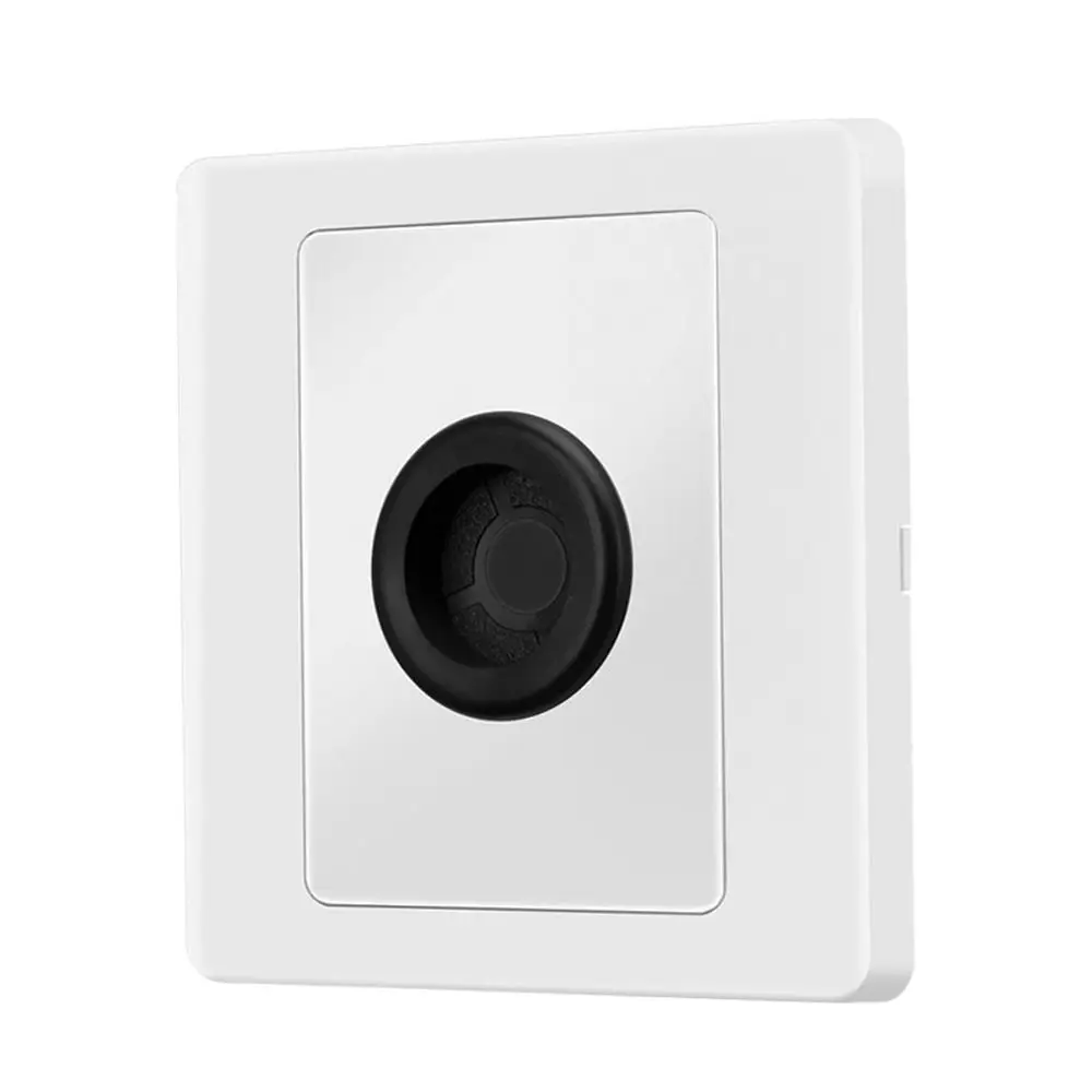 Home Improvement With Rubber Pad Wall Blank Panel With Outlet Hole 86Type Cable Socket Panel Cable Organizer Storage Office