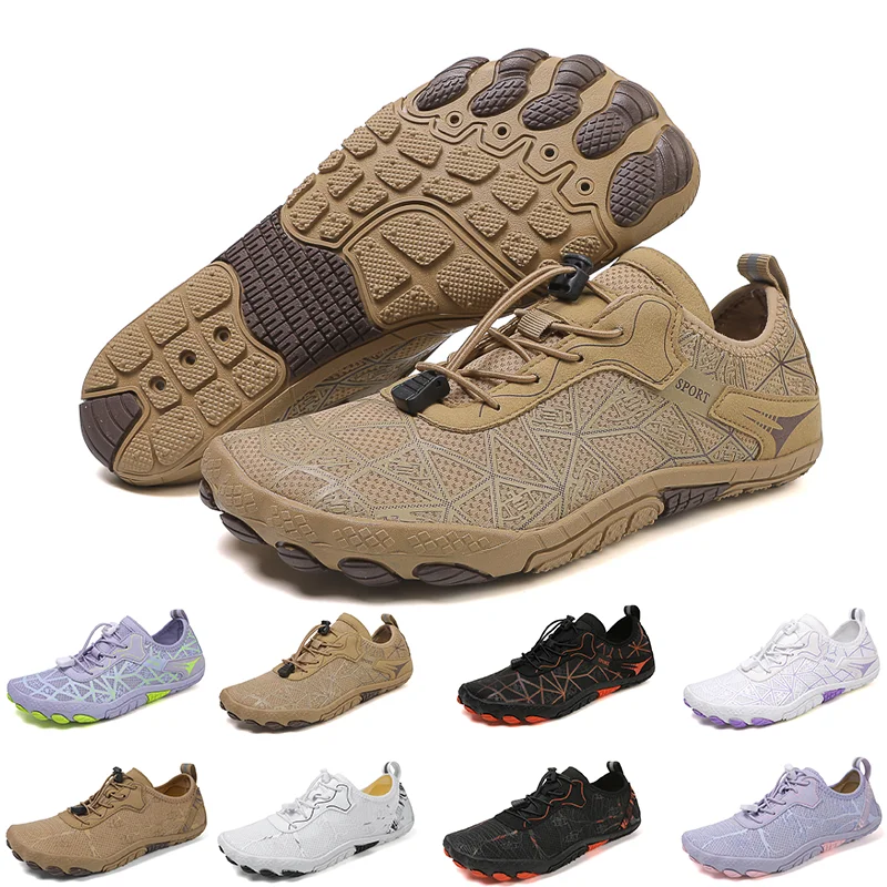 

Quick Dry Aqua Water Shoes for Men Women Beach Barefoot Outdoor Sports Sneakers Lightweight Non-Slip Comfortable Mesh Upper