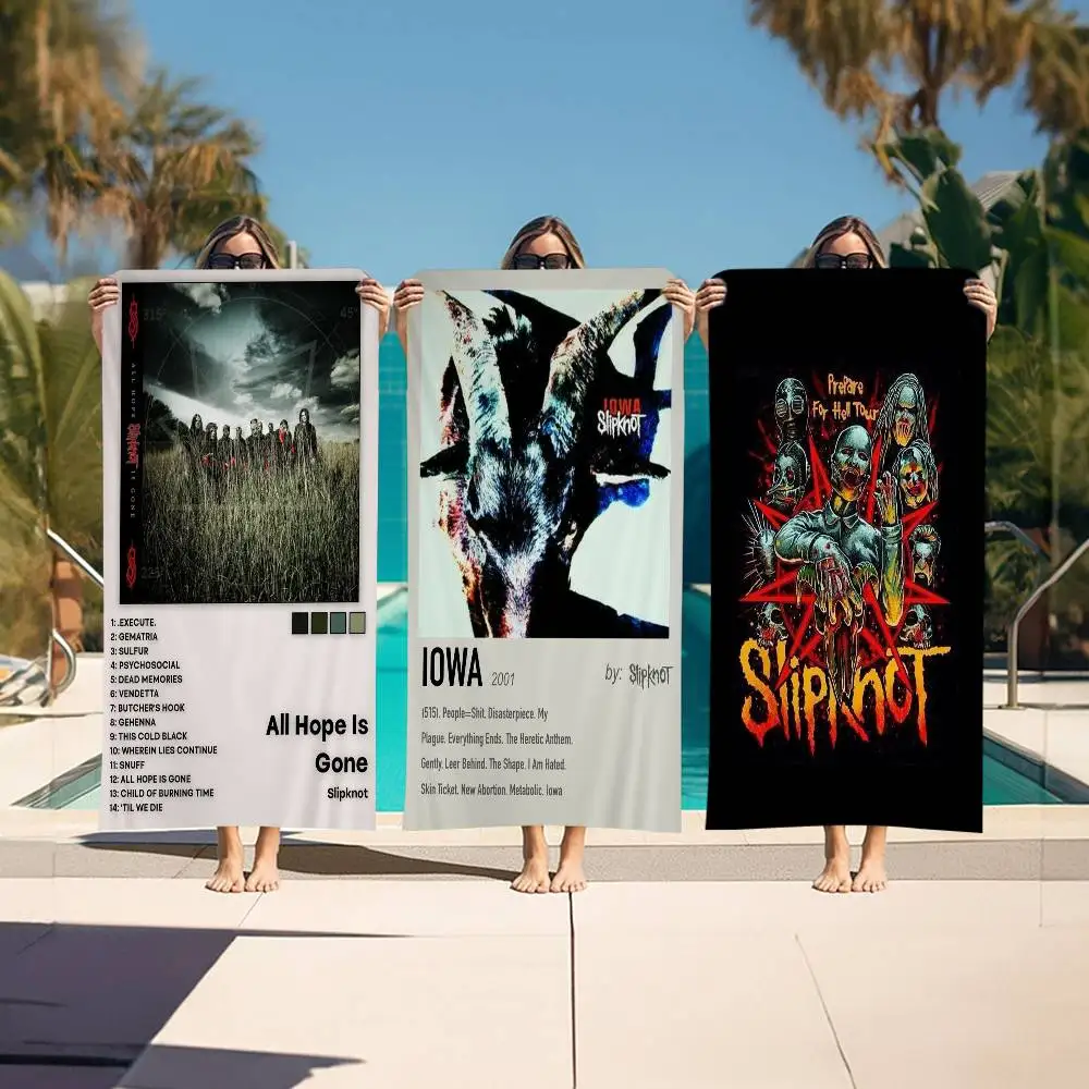 Heavy Metal Band Rap-Metal Music S-Slipknot Bath Towel Microfiber Water Absorbing Breathable For Kids Decorative Beach Towel