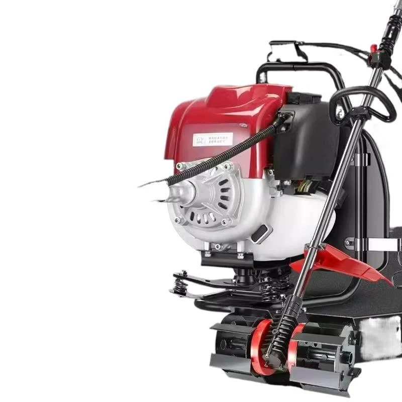 

Backpack Side Install Four Stroke Brush Cutter Multi Function Farm Rice Cut Weeding Wilderness Clear And Ground Loosen Field