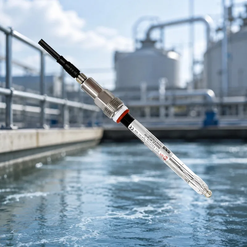 Industrial PH Transmitter for High Temperature Environments with PG13.5 Threaded Connector with RS485 and 4-20mA Dual Outputs