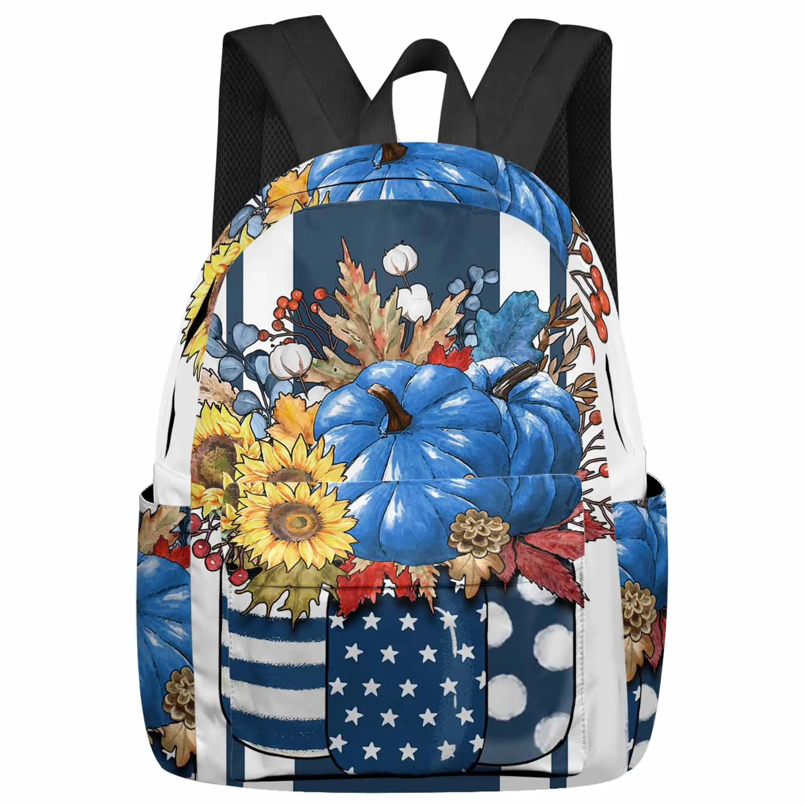 

Autumn Maple Leaf Bouquet Backpacks Teenagers Student School Bags Laptop Custom Backpack Men Women Travel